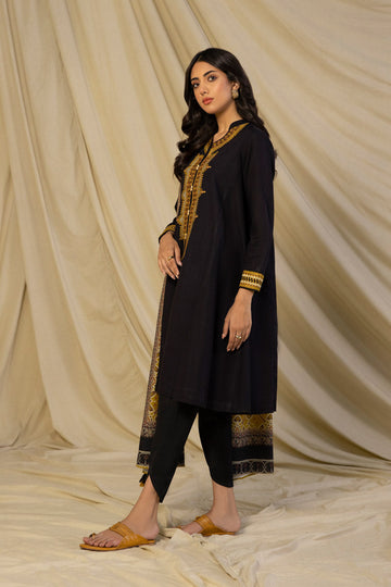Sapphire 2P DY22V12 5 1 2 Piece - Embroidered Khaddar Suit Winter Vol 1 RTW 2022 Online Shopping
